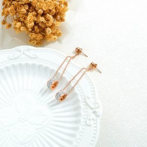 Beautiful Dangling Earrings with Stone