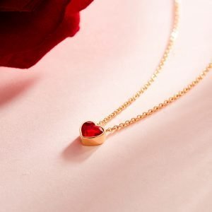 Amour Passionné - Heart Pendant - Rose Gold