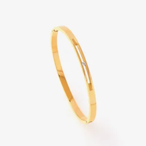 Minimal Solitaire Bangle