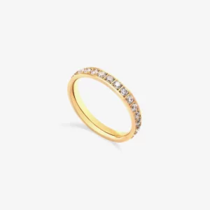 Rose Gold Plated Eternity Ring