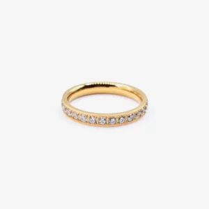 Rose Gold Plated Eternity Ring