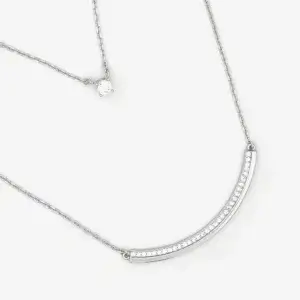 Layered Necklace with Cubic Zircon Elements