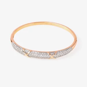 Bangle with Cubic Zirconia Elements