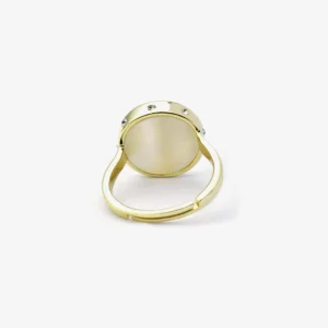 14kt Gold Plated Ring - Dog Silhouette