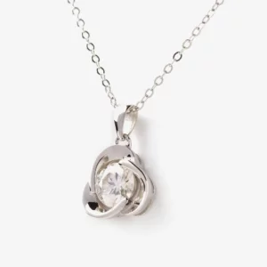 Moissanite Pendant Necklace