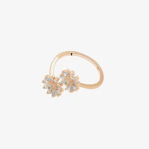 Les Fleurs Rose Bypass RIng